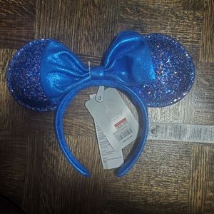 Disney blue glitter ears